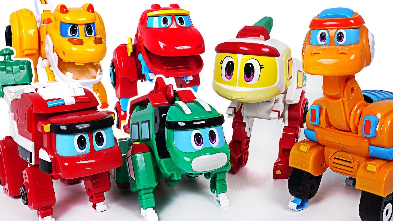 GoGoDino S4 sound transform dinosaur Anki, Pokey, Storm appeared with Super Wings! #DuDuPopTOY