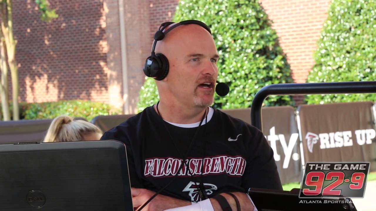 Atlanta Falcons Head Coach Dan Quinn on 92-9 The Game at Training Camp 2015