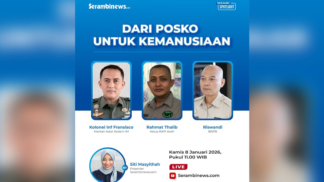 🔴 LIVE : DARI POSKO UNTUK KEMANUSIAAN