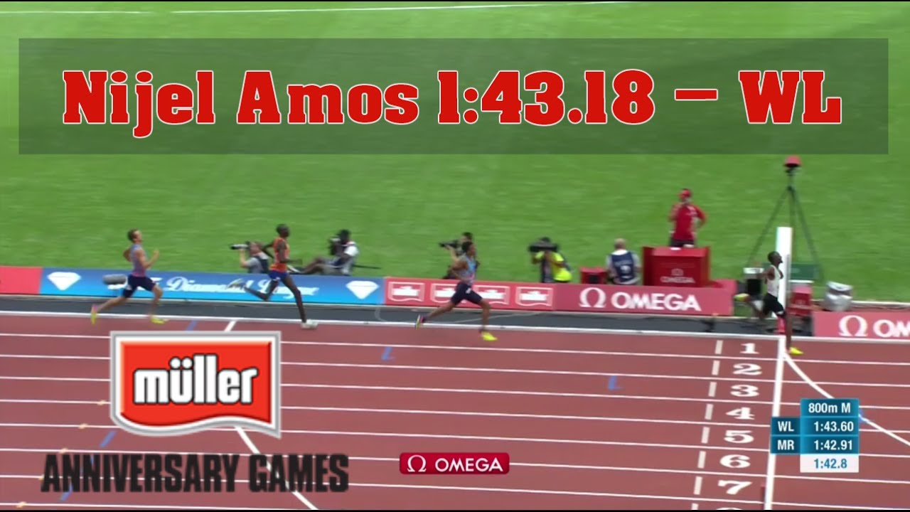 DL London - 800 m M - Nijel Amos 1:43.18, WL - July 9, 2017