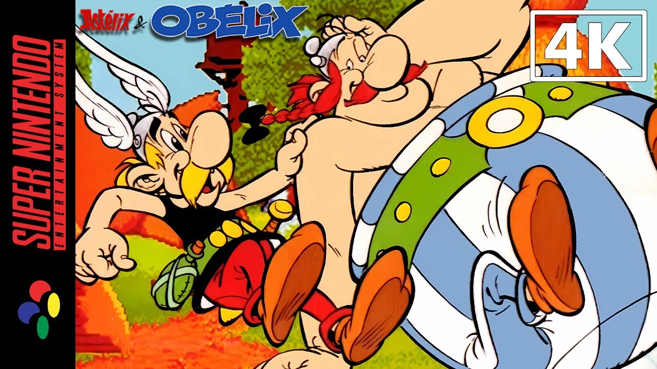 Asterix & Obelix (SNES) Playthrough [4K]