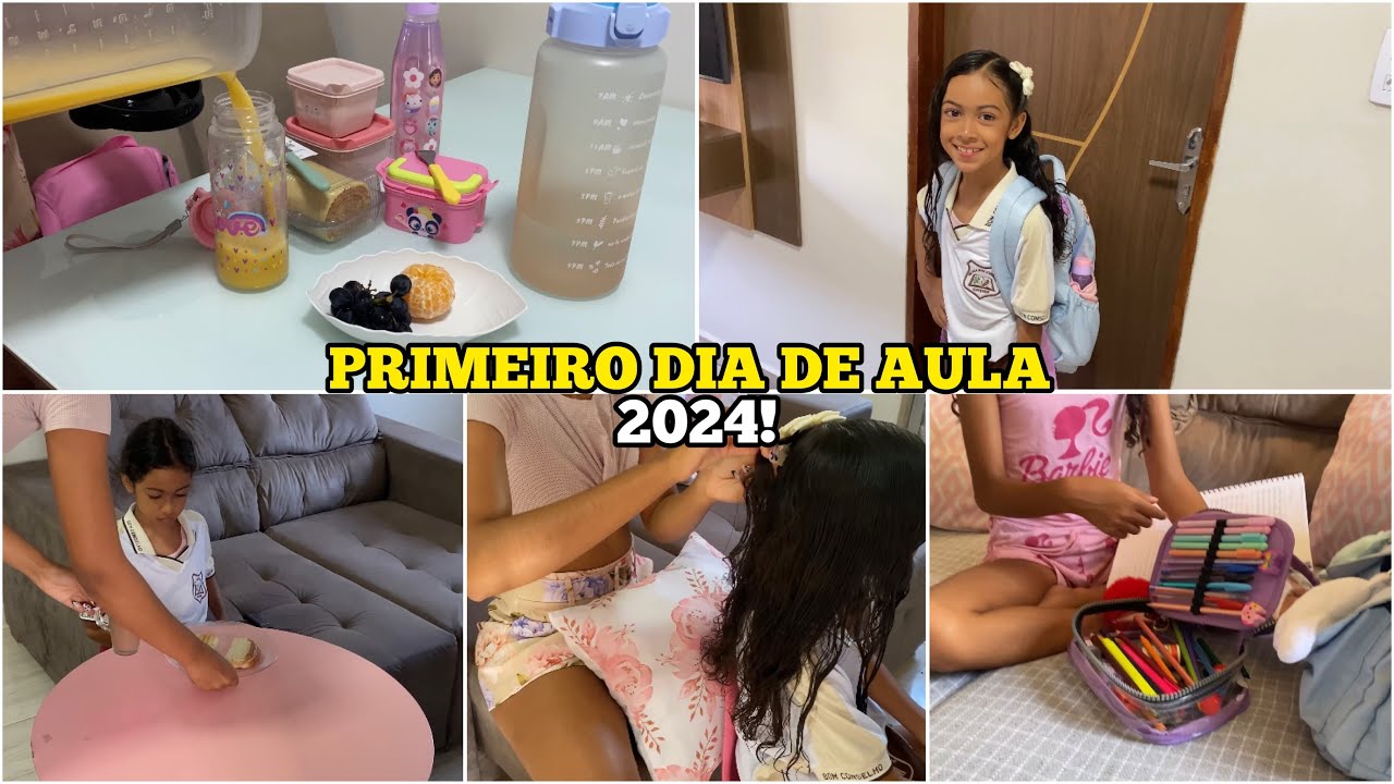 PRIMEIRO DIA DE AULA DA MINHA FILHA! *chegamos atrasadas* 😫 | Mãe Aos 13