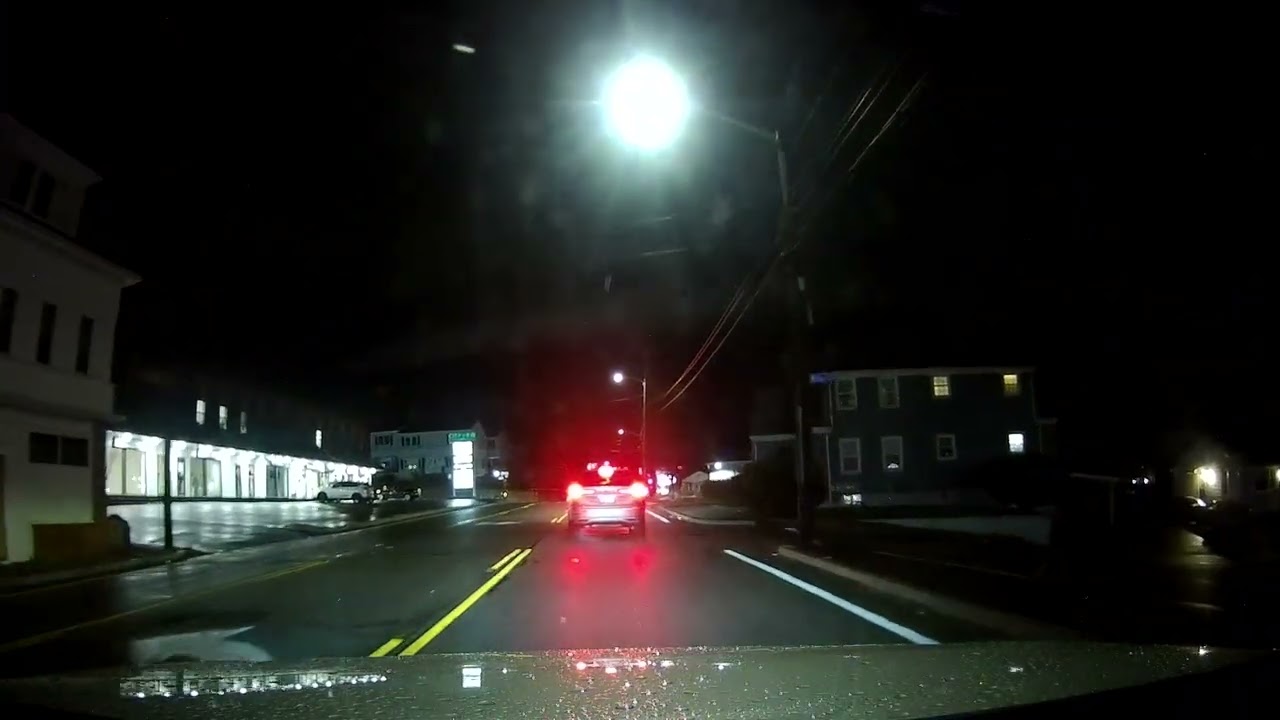 Driving in North Providence, Rhode Island
