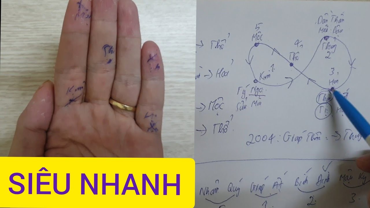 2 Cách Tính Ngũ Hành Bản Mệnh Trên Bàn Tay Siêu Nhanh Và Siêu Dễ Làm. Đức Thắng Tử Vi