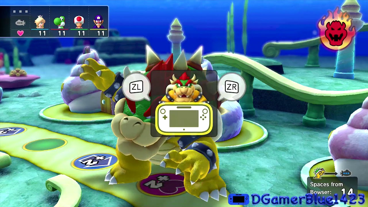 Mario Party 10 - Bowser Party - Whimsical Waters (3player)