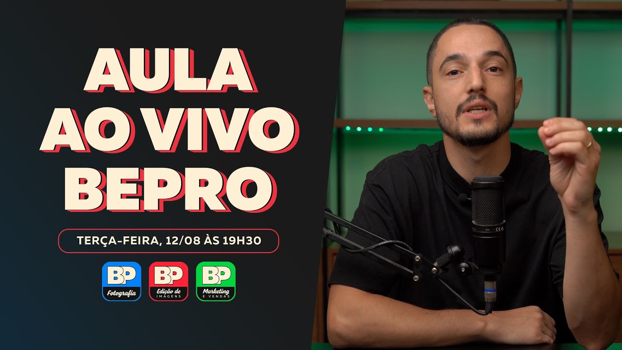 Aula ao vivo com Rafa Ferreira — Terça, 12/08 | às 19h30