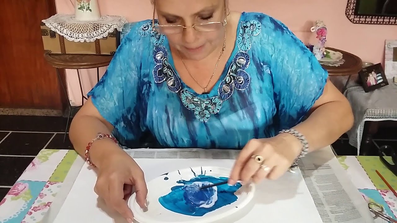 IMITA LA TELA DE JEAN, Estampado en madera!!  Muy facil!!! 