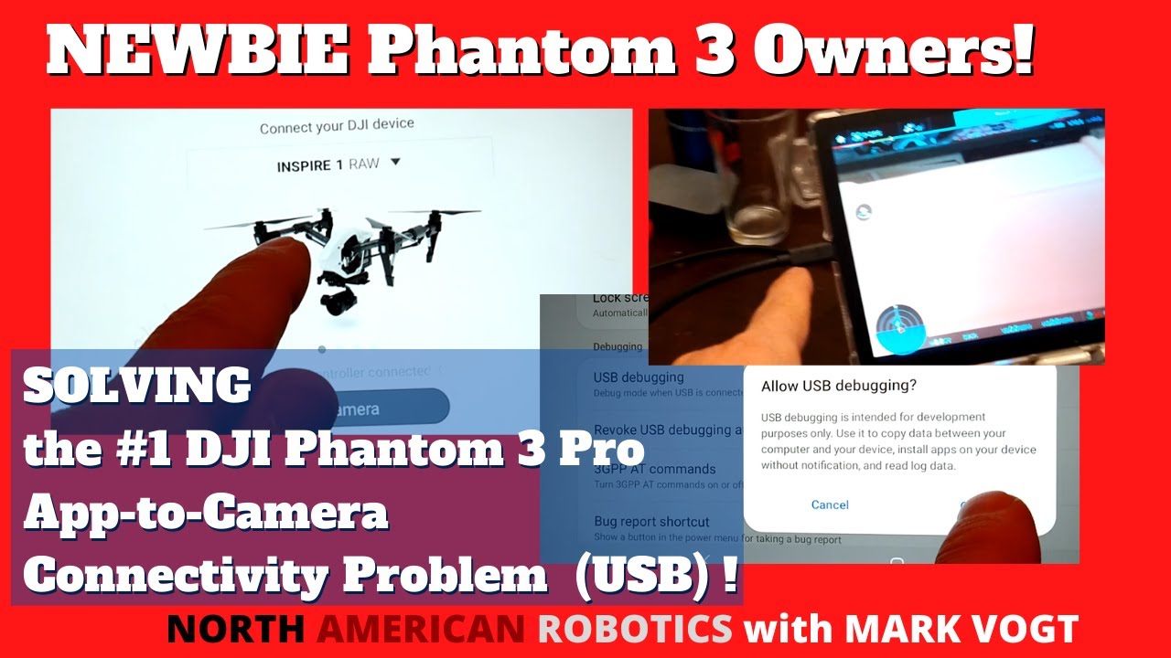 NAR 2021 DJI Phantom 3 Pro App to Drone Connection Fix