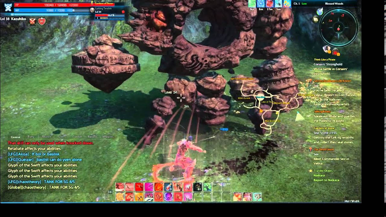 Tera Europe ---- Warrior Solo (Seal Stone Quest)