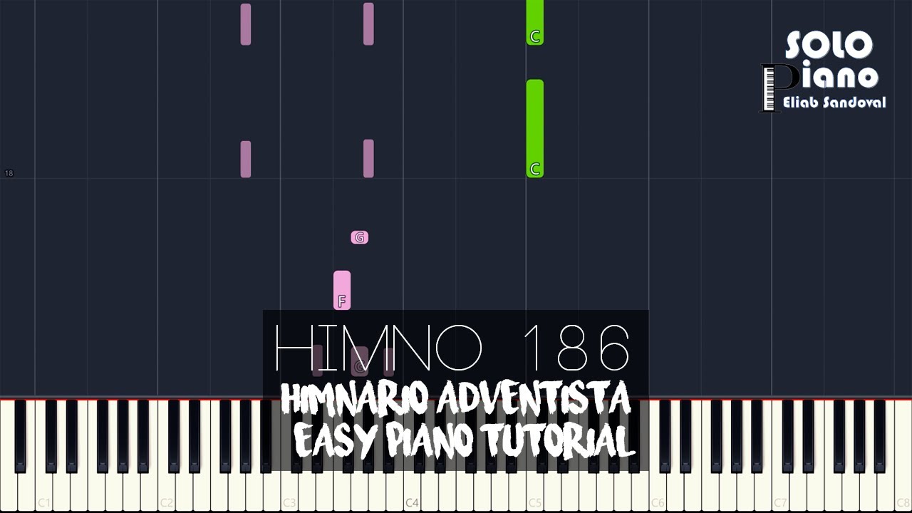 HIMNO 186 - Hace años escuché | Easy Piano Tutorial + Partitura
