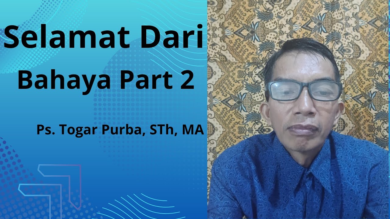 Ps. Togar Purba, STh, MA sedang live sekarang!