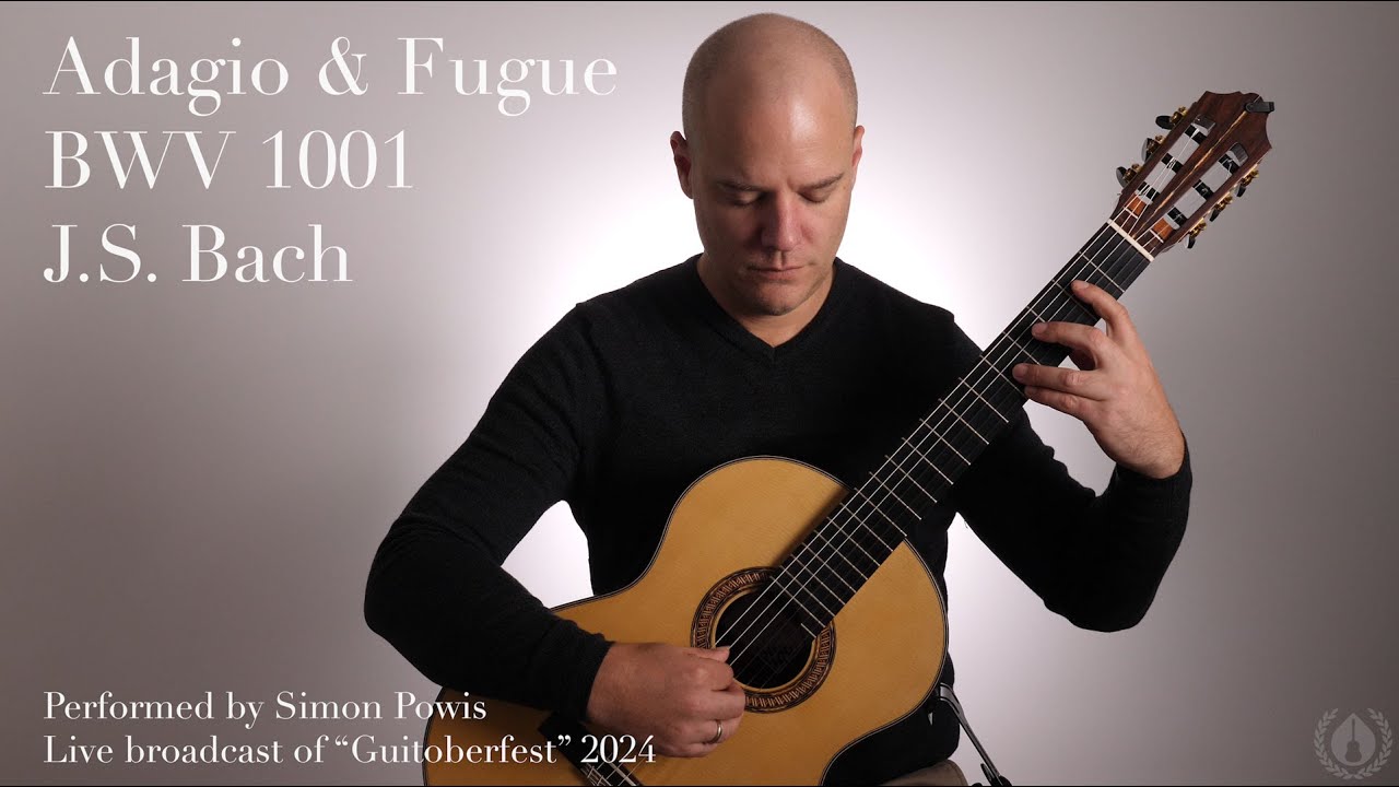 Adagio & Fugue BWV 1001 by J.S. Bach - Arranged for Classical Guitar