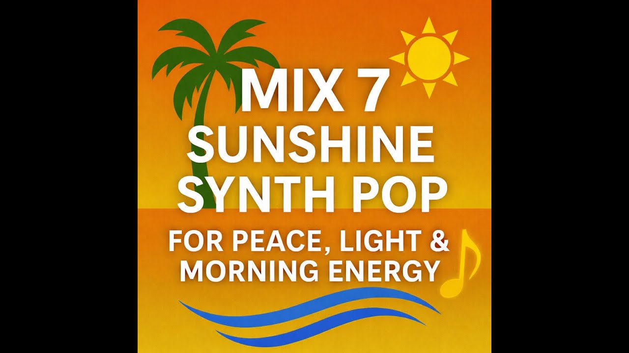 Sunshine Synth Pop Mix #7 – a collection of 4 original tracks full of energy, emotion, and flow.