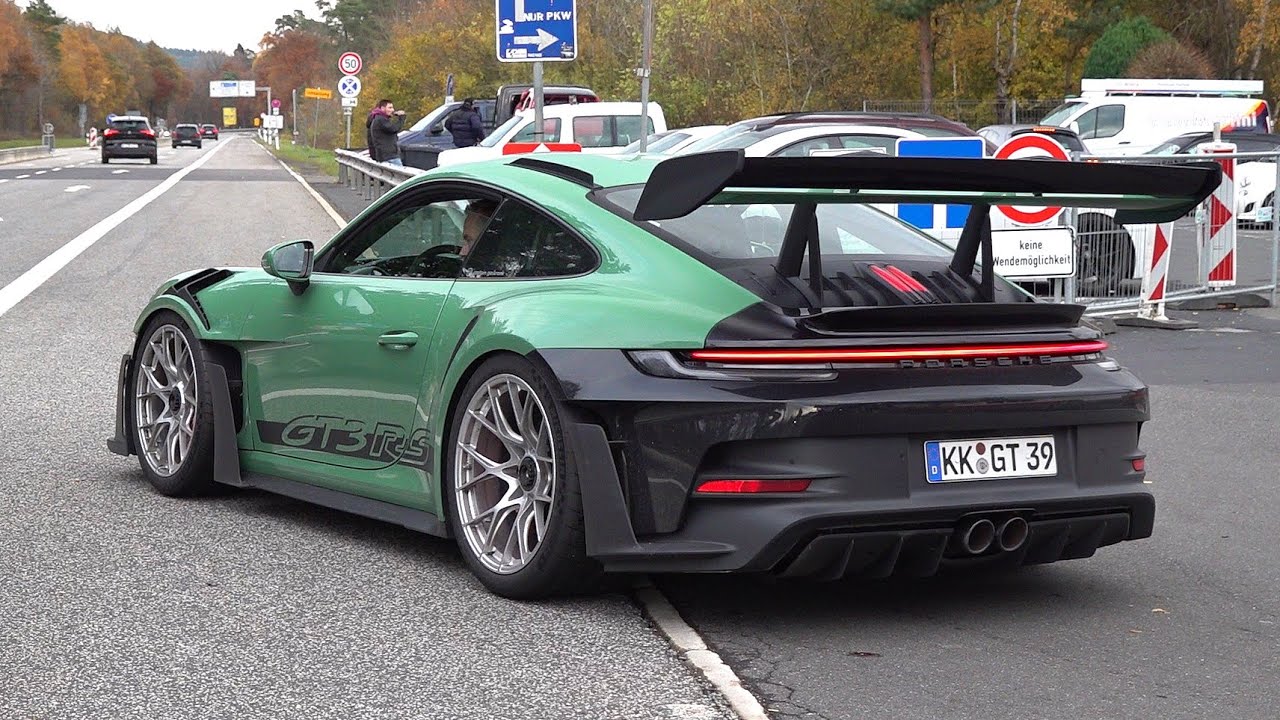 Modified Cars Leaving Nurburgring Tankstelle - 992 GT3 RS, R8 V10, M2 G87, Yaris GR, GT-R R35