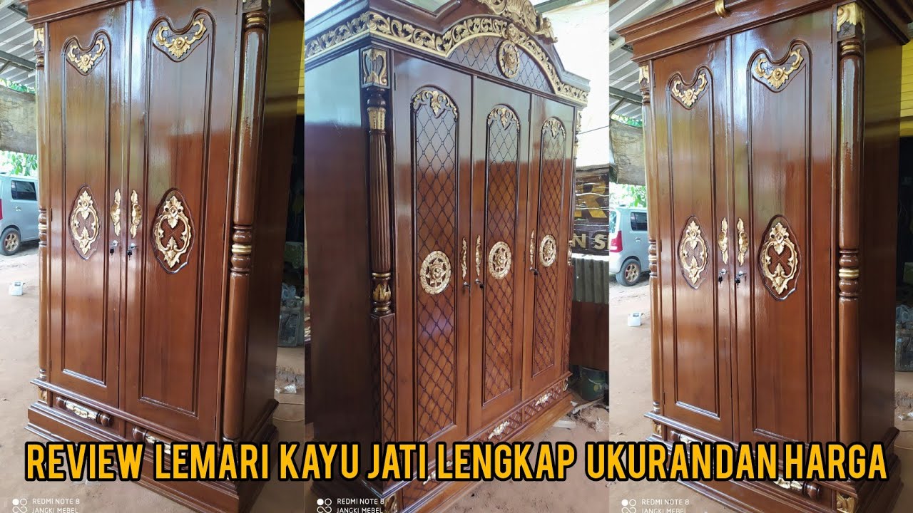 LEMARI PAKAIAN KAYU JATI | furniture jepara