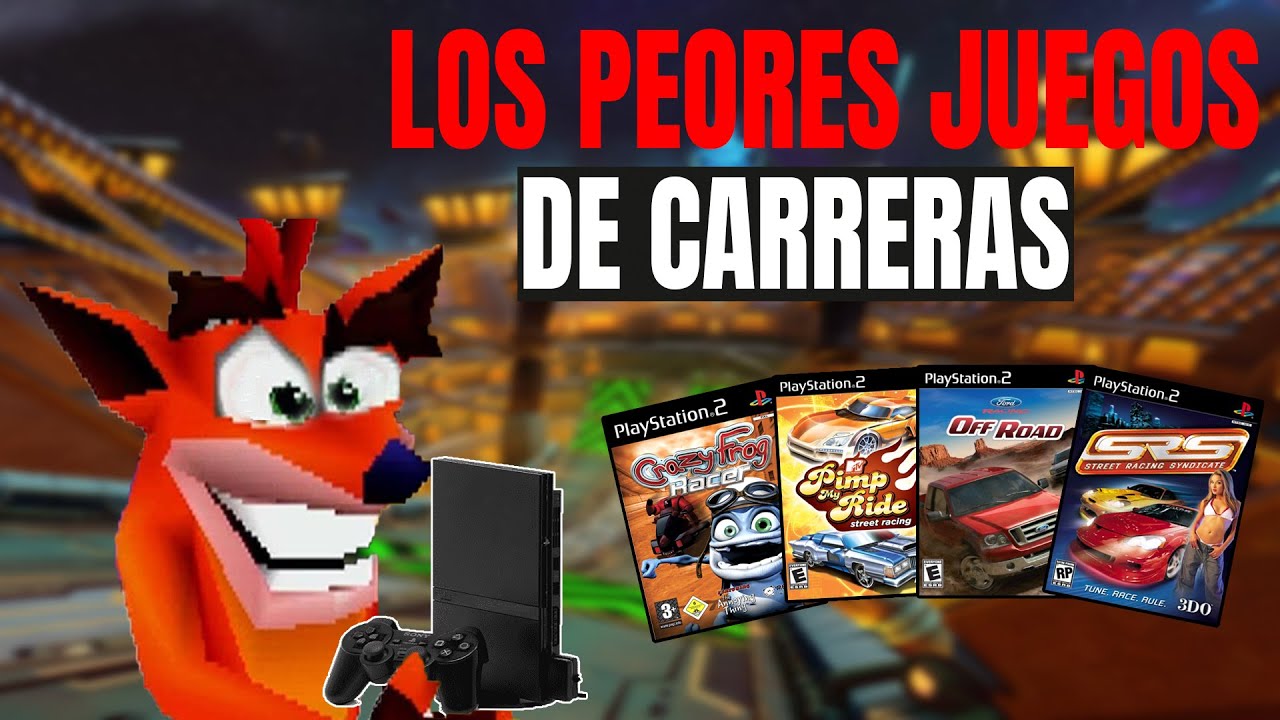 Los 4 PEORES Juegos De CARRERAS Para PS2