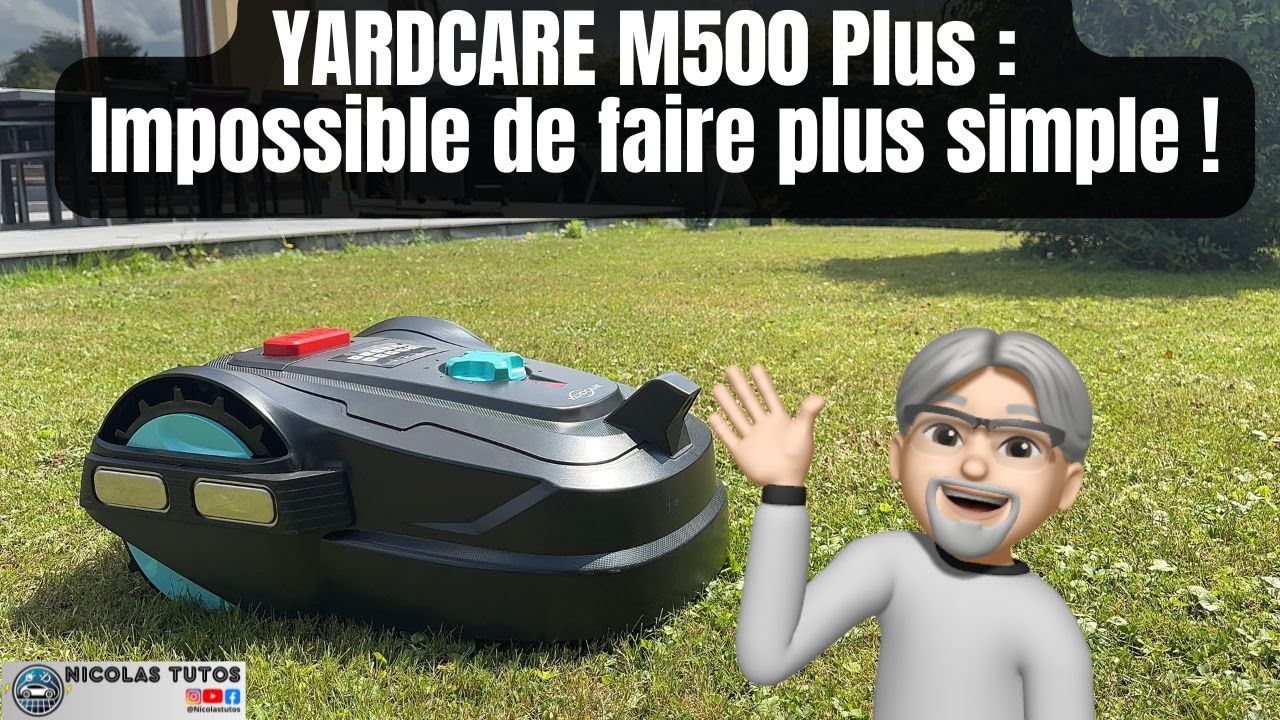 Yardcare M800Plus : le robot tondeuse ultra‑simple, sans câble et intelligent !