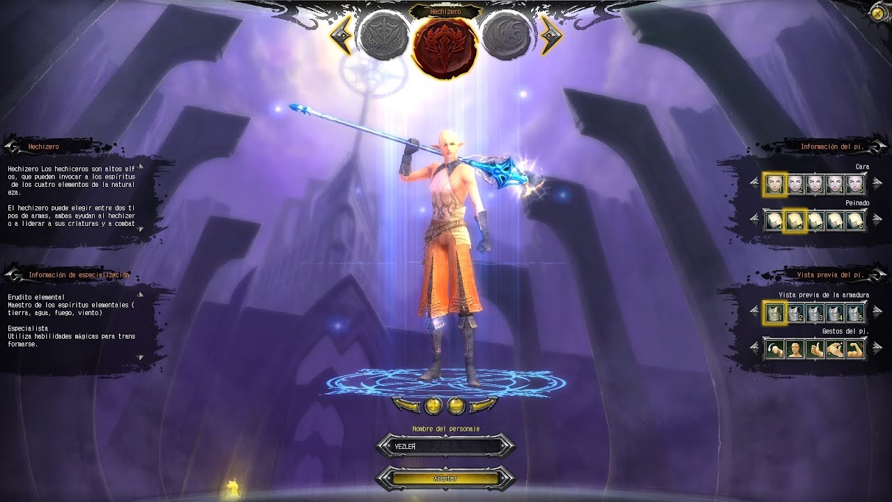 Last Chaos ES - Elementalista lvl 1 a 190 Servidor Ceres