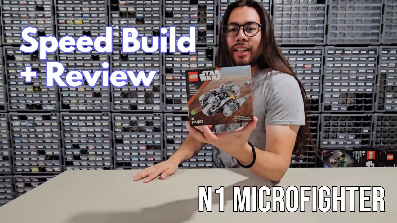 LEGO N-1 Microfighter Speed Build and Honest Review | 75363