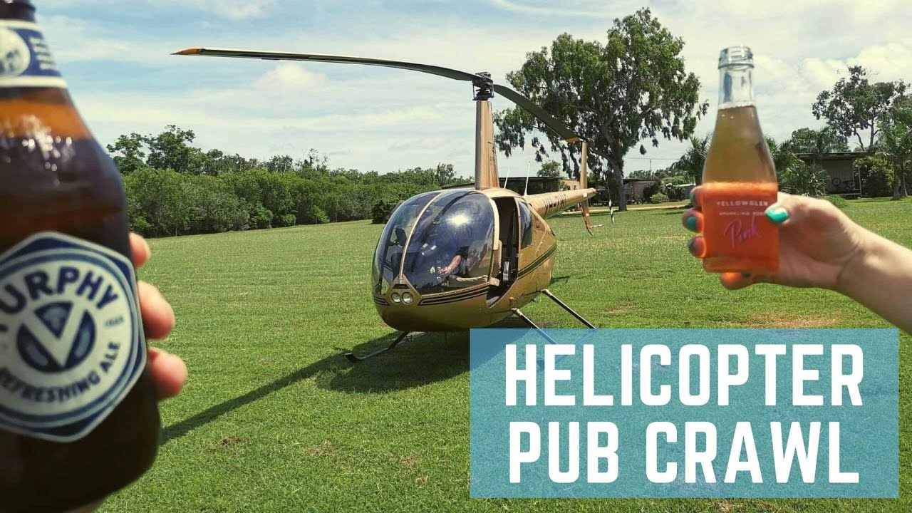 Helicopter Pub Crawl Darwin Australia
