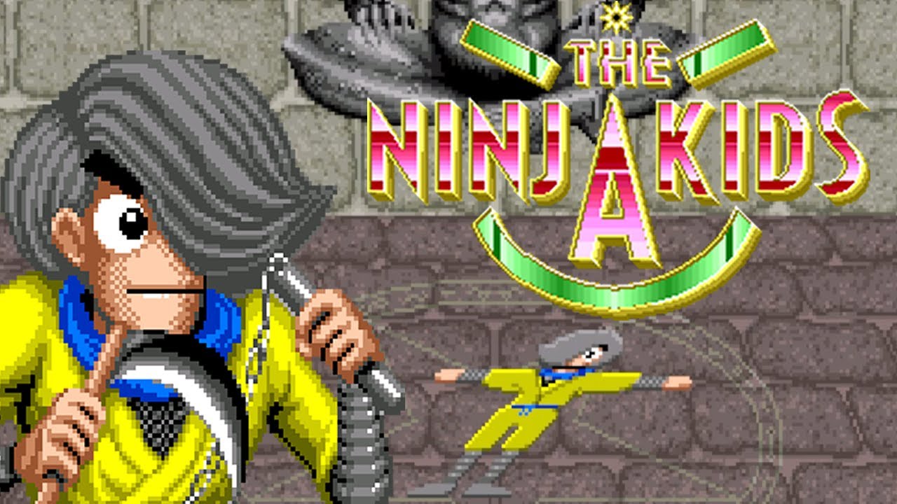 The Ninja Kids / Arcade / Sasuke - 1CC (Taito 1990)