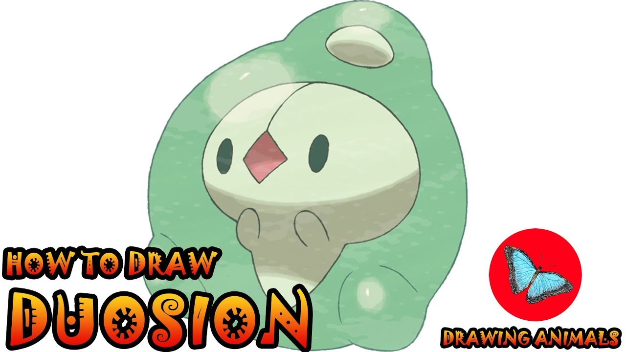 How To Draw Duosion Pokemon | Drawing Animals