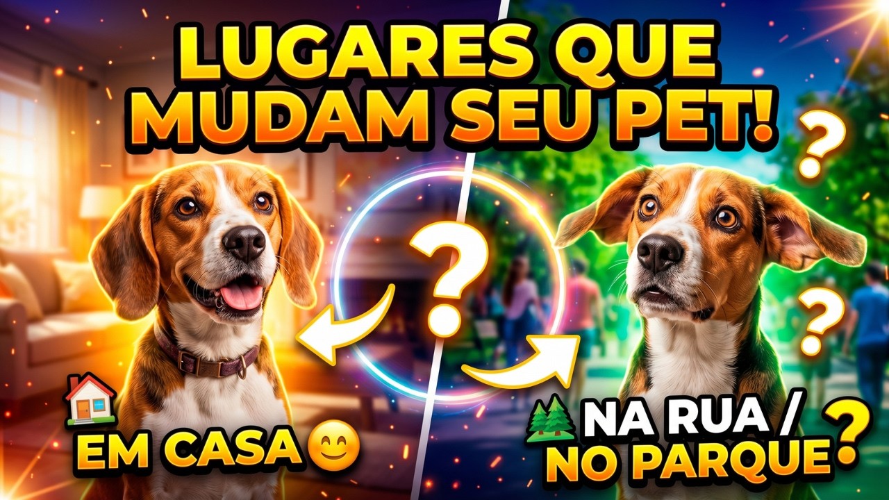Seu Pet Fica Diferente em Certos Lugares? O Ambiente Afeta Muito Mais do Que Você Imagina