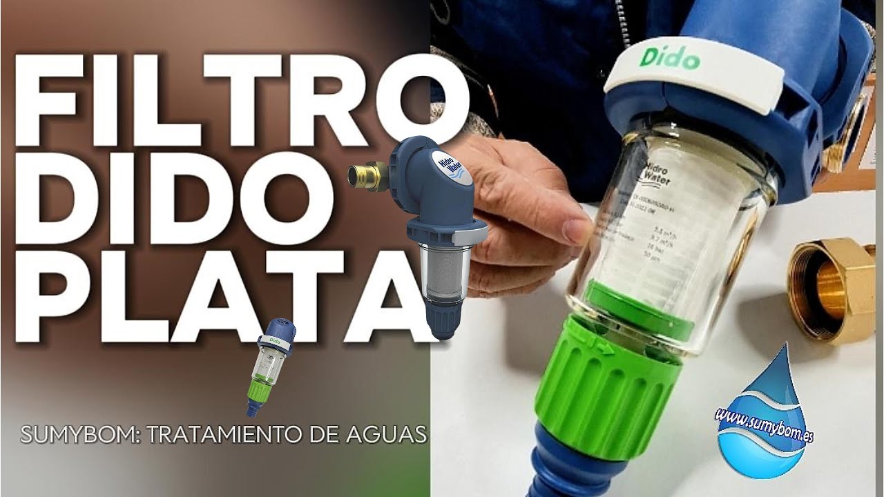 En Sumybom: Filtro de agua DIDO SALES PLATA HIDRO WATER. Especializados en tratamiento de aguas.