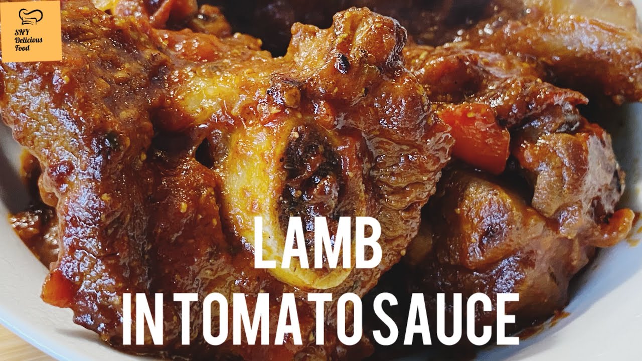 Lamb in Tomato Sauce | Lamb with bone in Tomato Sauce | Lamb Stew recipe