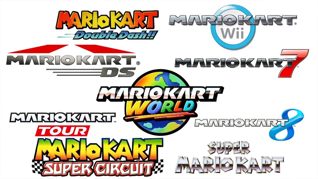 Все трейлеры с игровым процессом Mario Kart (1992-2025)