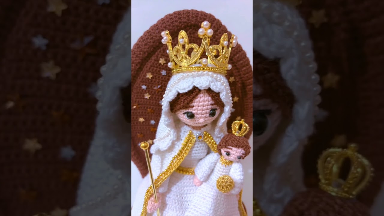 Blessed Mary Queen of Heaven #catholic #catolico #jesus #maria #heaven #crochet #haken #amigurumi