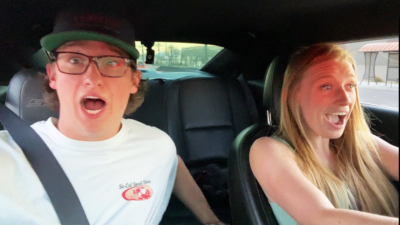 I took him for a ride in my MANUAL Camaro