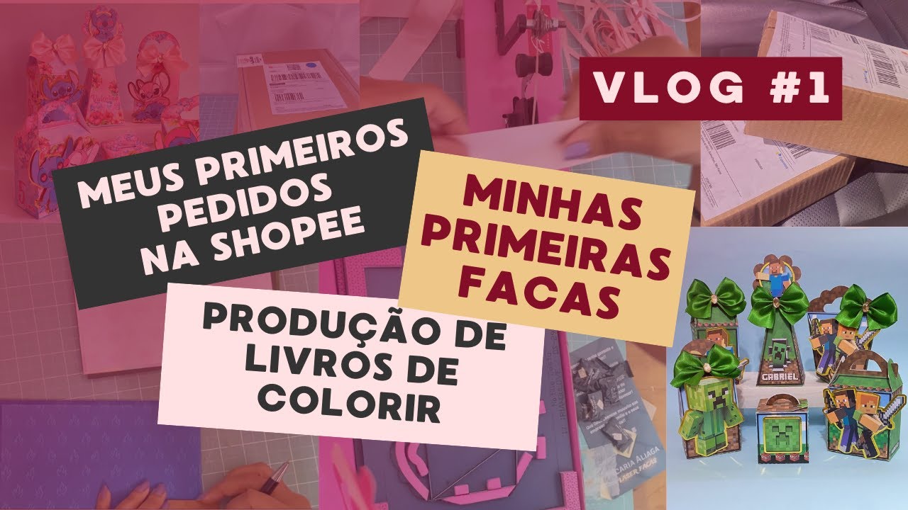 Meus primeiros pedidos na Shopee + primeiras facas de corte e muitos recebidos | Rotina de Produção