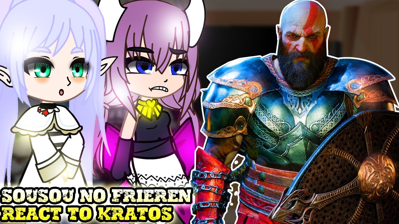 Sousou no Frieren react to Kratos part 9 || GOW || Kratos - Gacha react