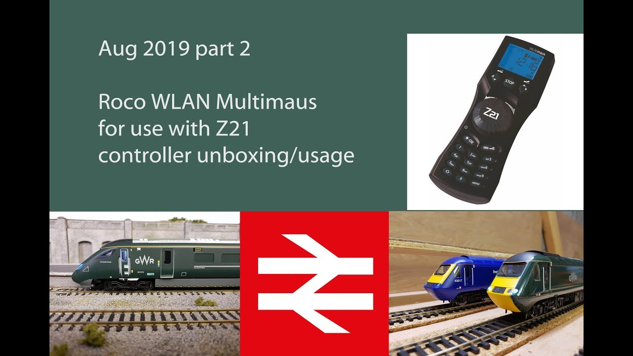 Roco Z21 Multimaus WLAN controller (August 2019 Part 2)