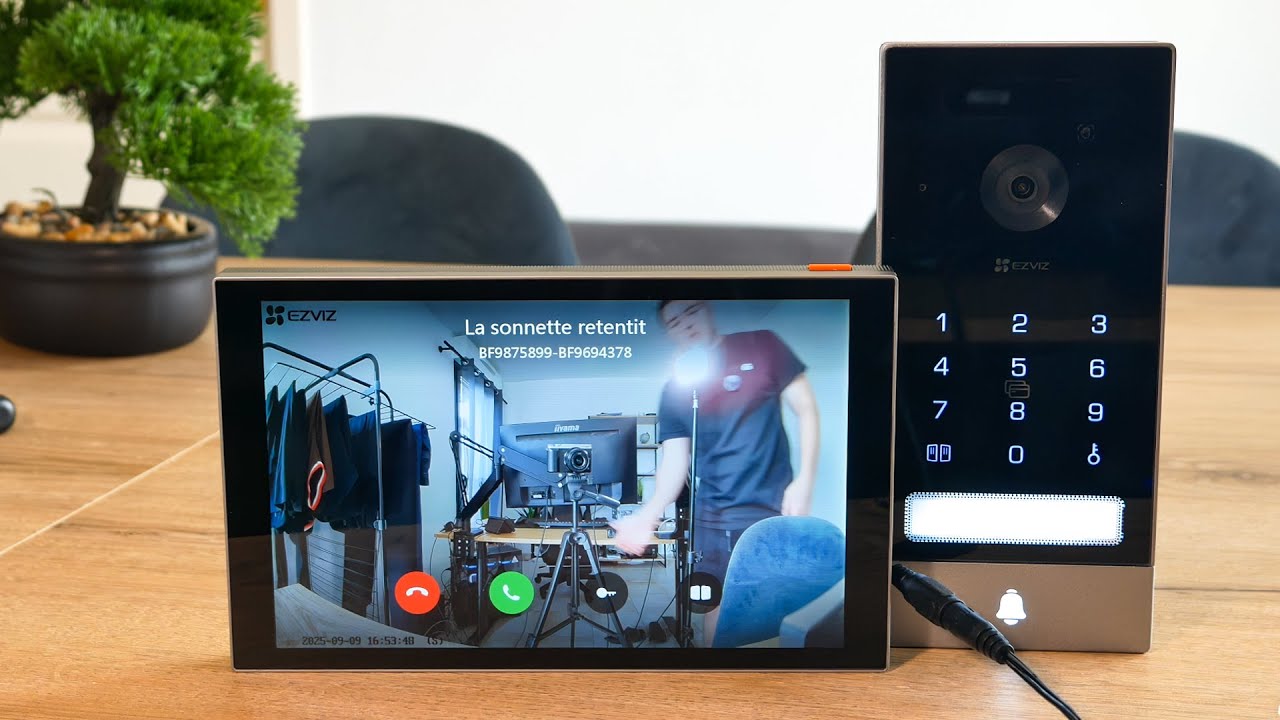 EZVIZ HP7 Pro : l’interphone vidéo 4K à reconnaissance veine palmaire ?! Test & Avis 2025