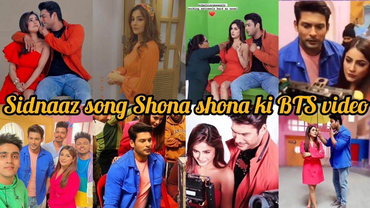 #sidnaaz ki Shona shona song ki BTS video jo hui viral#sidnaaz