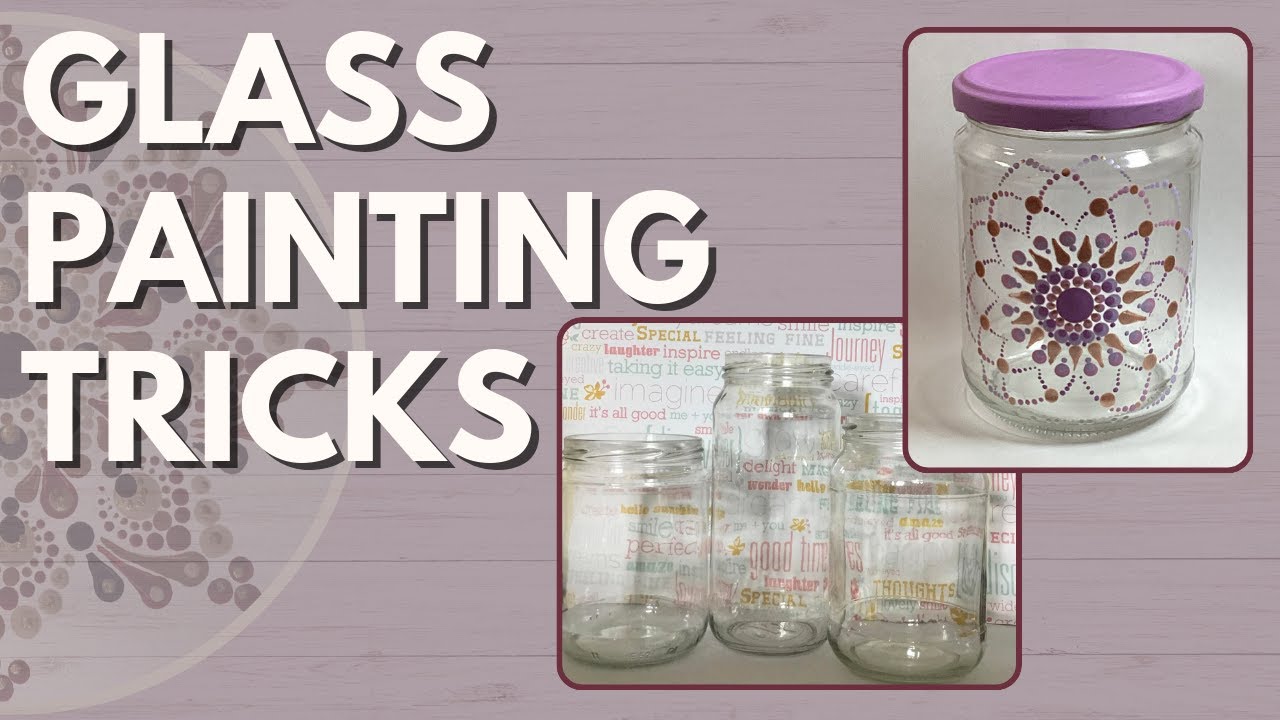 Dot Mandala Art | Paint A Glass Jar | Seed of Life Pattern