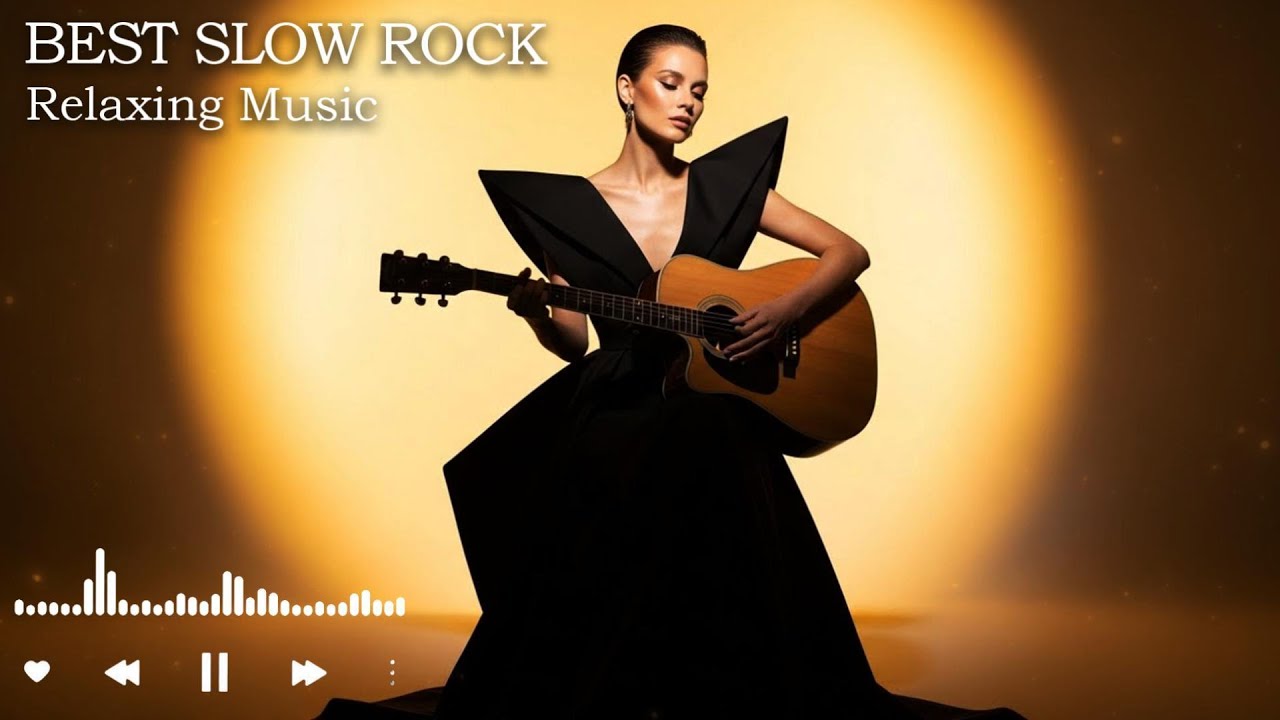 Golden Hour Slow Rock Love Song | Soothing Vocals for Relaxing Moments