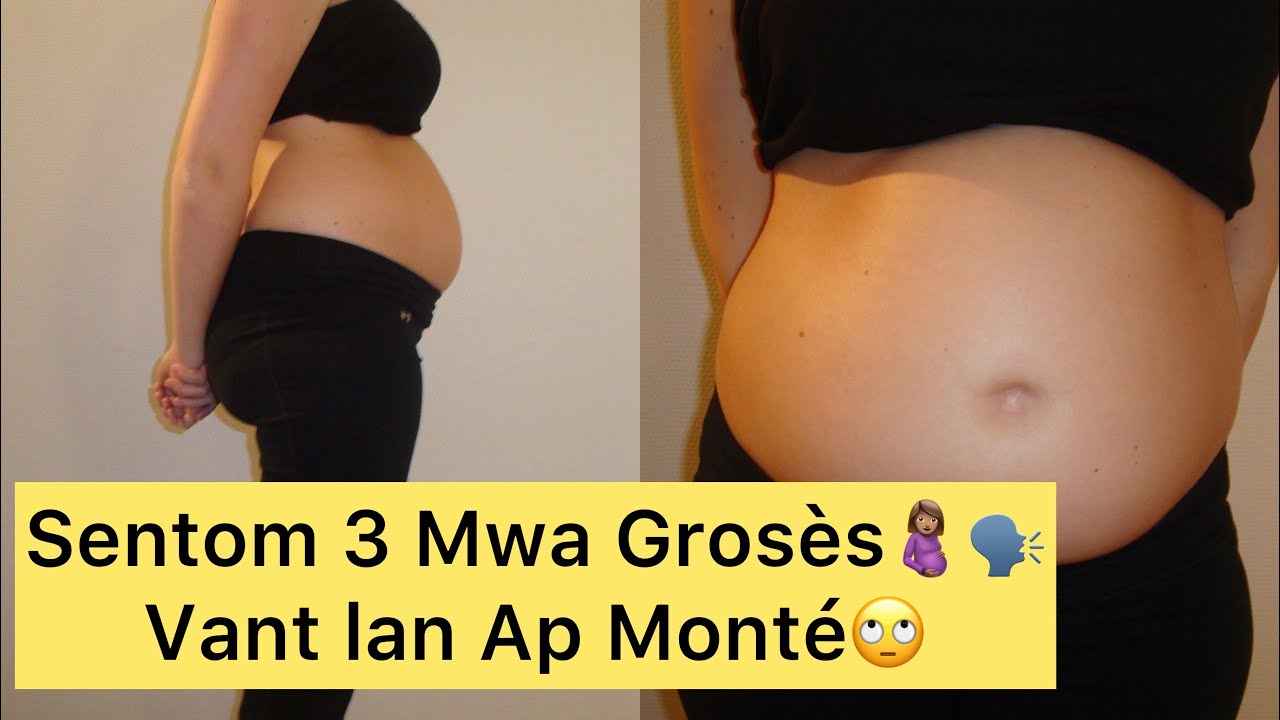 SENTÒM WAP SANTI A 3 MWA GROSÈS 🤰🏽E DEVLOPMAN FETUS LA👶🏽 A 3 MWA 🗣ABONÉ MES AMOURS 💖