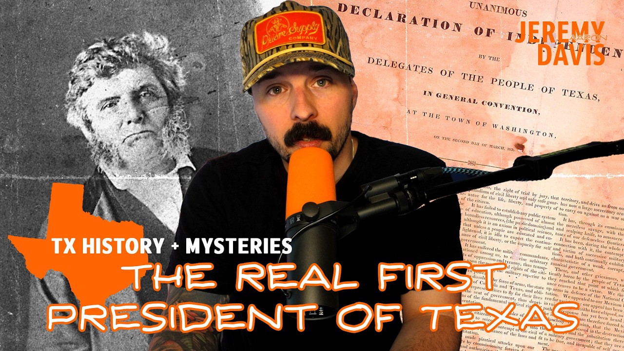 Texas' Real First President - It Was Not Sam Houston | Texas History Mysteries