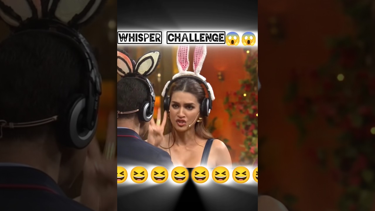 Whisper Challenge Game in Kapil Sharma show 😆 
