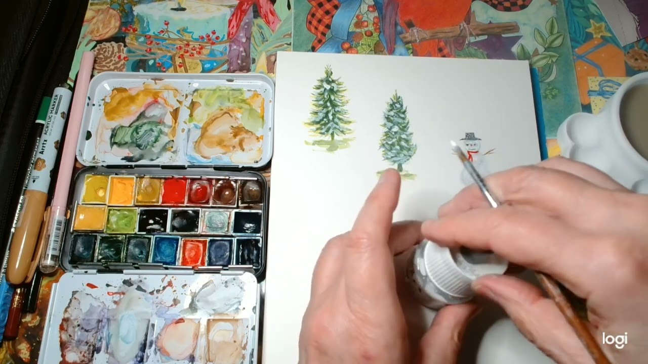 Essai page aquarelle