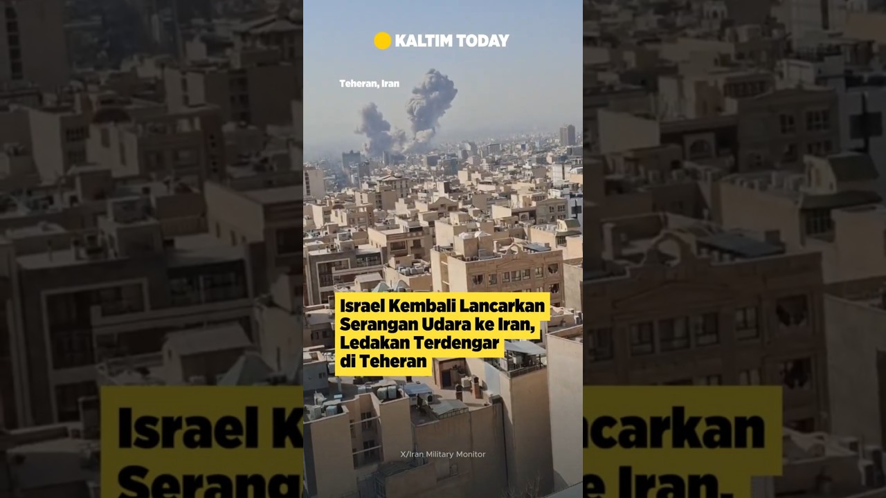 Israel Kembali Lancarakan Serangan Udara ke Pusat Ibu Kota Iran #war