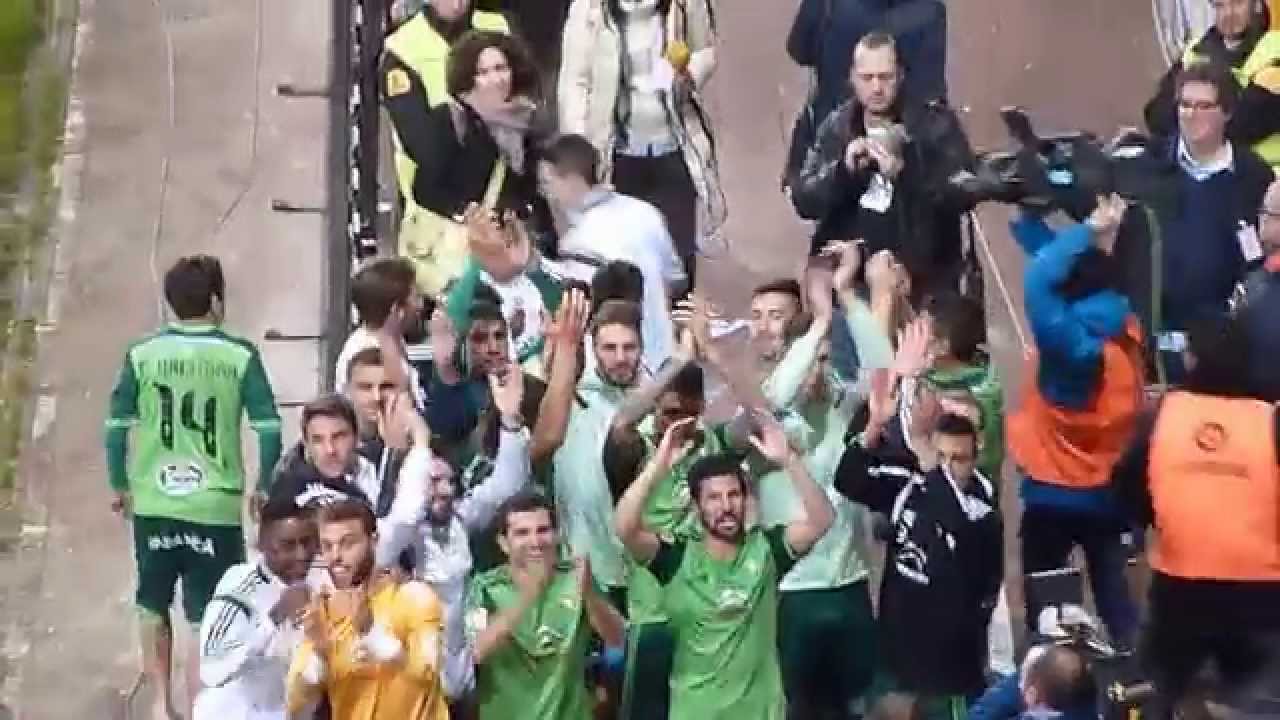 2014/15 De cando gañamos 0-2 en Riazor e os xogadores sairon a saudar #Celta