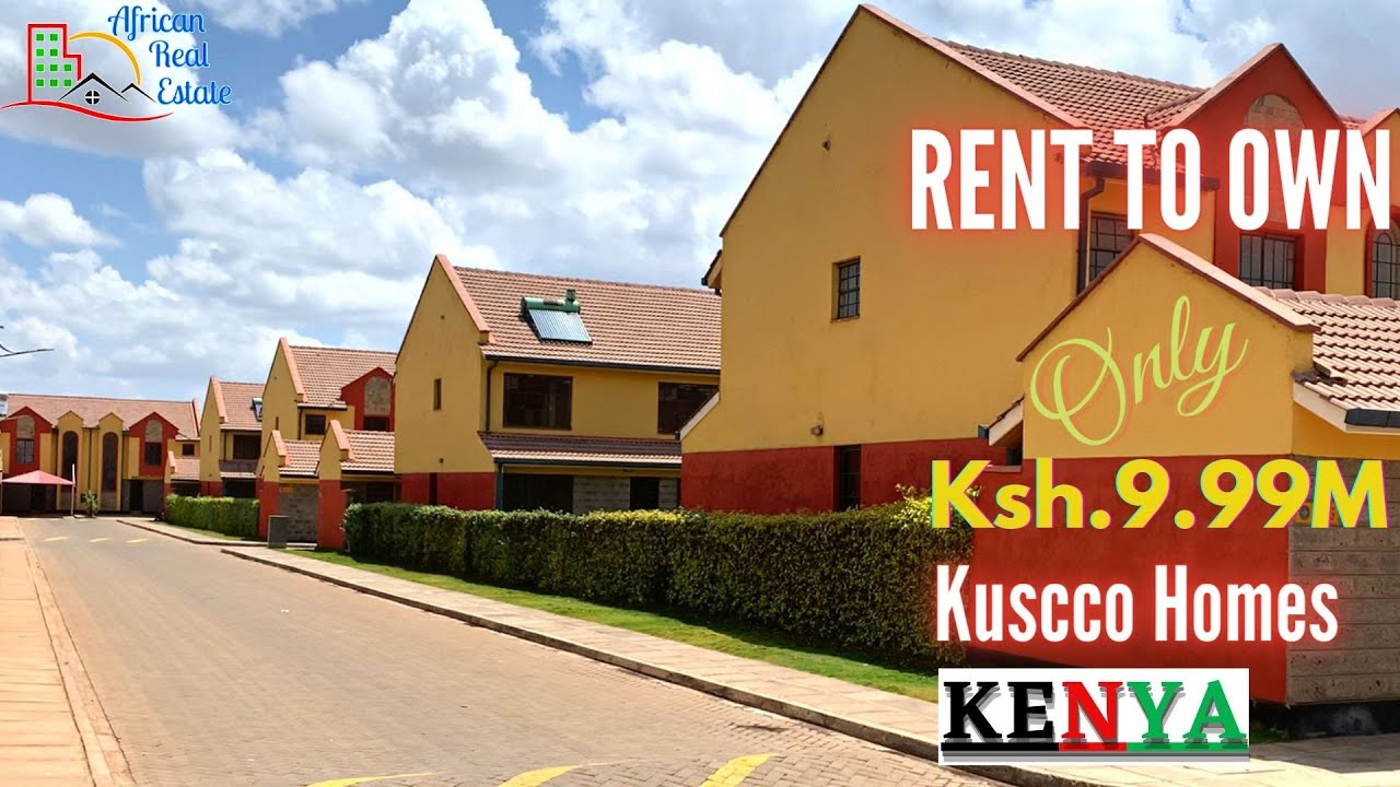 Inside Kuscco Homes Estate- The Cheapest RENT TO OWN Homes in Kenya-  Easy to own @ $99,999