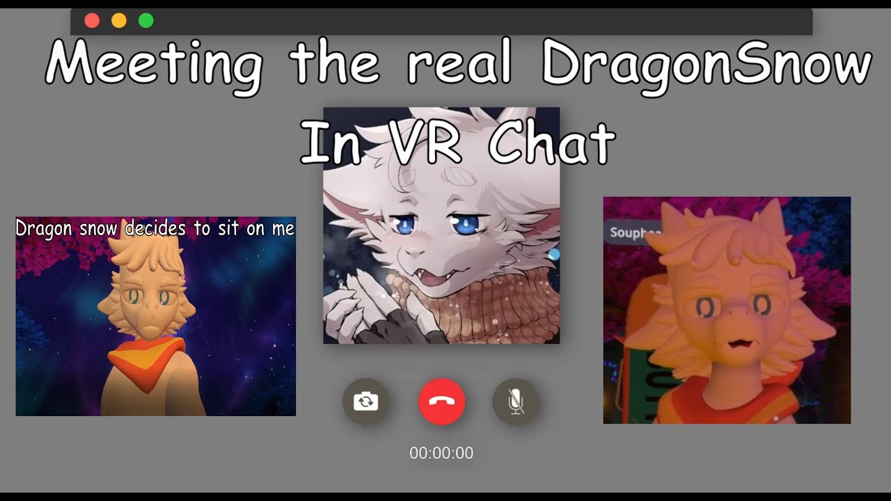 Meeting THE REAL DragonSnow (Creator of Changed) in VR Chat!
