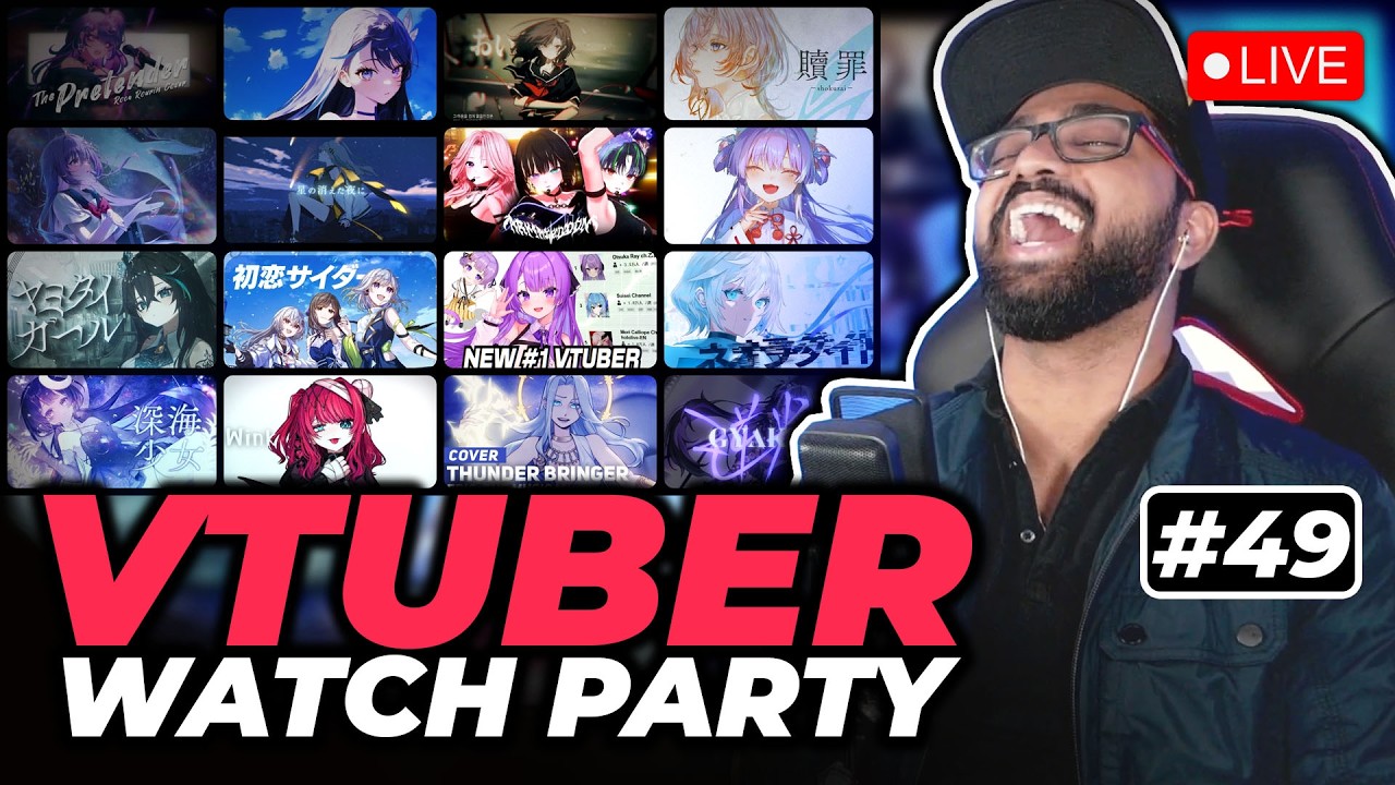 VTuber Watch Party! Reacting to YOUR VTuber Clips & Songs! #49
