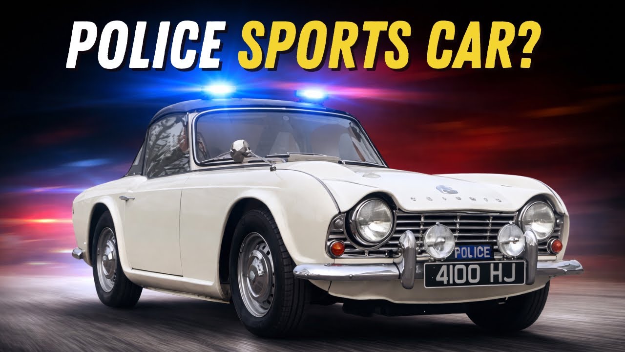 Discovering the Ultra Rare Triumph TR4 Police Car: A Unique Classic