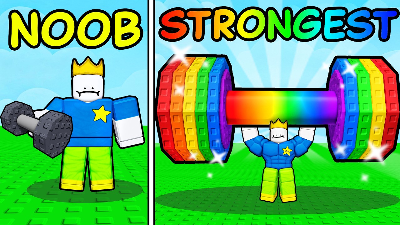 NOOB to PRO in Roblox Arm Wrestle Simulator...